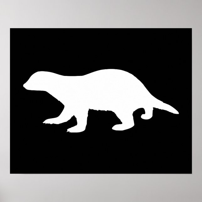 Honigdachs Poster (Vorne)