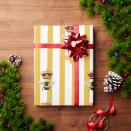 Honigetikett Geschenkpapier
