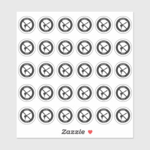 Honigfreie Hochzeitsplatzkarte Mini-Nahrungsmittel Aufkleber
