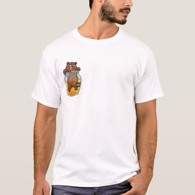 Honigglas-Bären-Problem T-Shirt (Vorderseite)