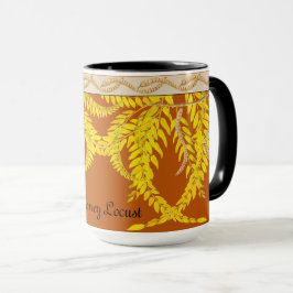 Honigleiste auf einer Combo-Tasse (A) Tasse