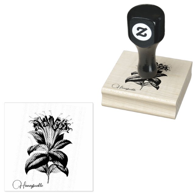 Honigsaukeln Blume Gummi Briefmarke Gummistempel (Stempel)