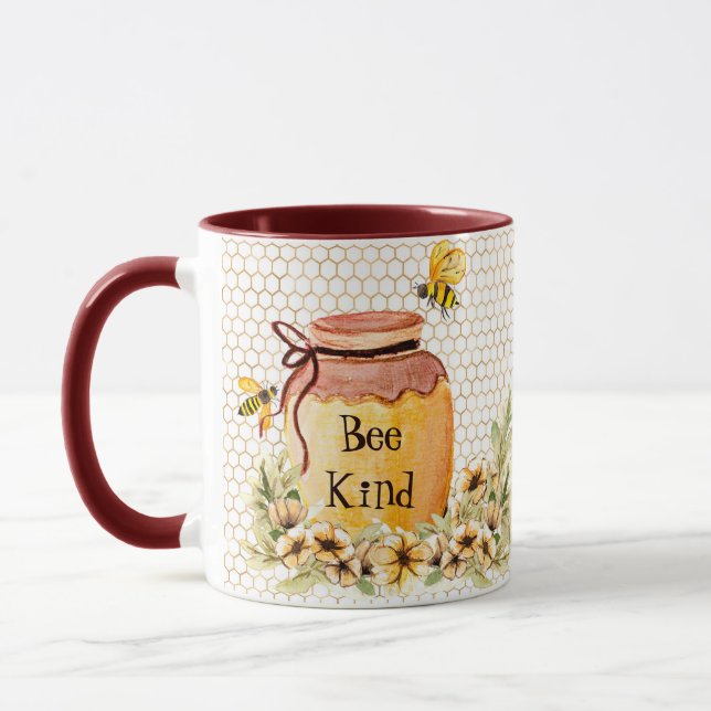 Honigtopf der Bienenart Tasse (Links)