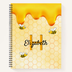Honigtropfen für Bienen Notizbuch