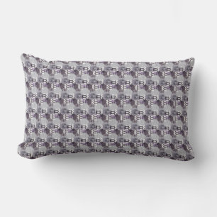 Honigwabe Strickte Honeycomb Zickzack Violet 3 Lendenkissen