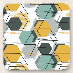 Honigwaben Abstraktes geometrisches Muster.1 Getränkeuntersetzer