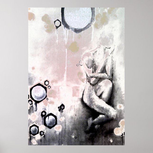 Honigwaben Poster (Vorne)