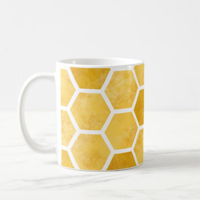 Honigwabengelbe Tasse (Links)