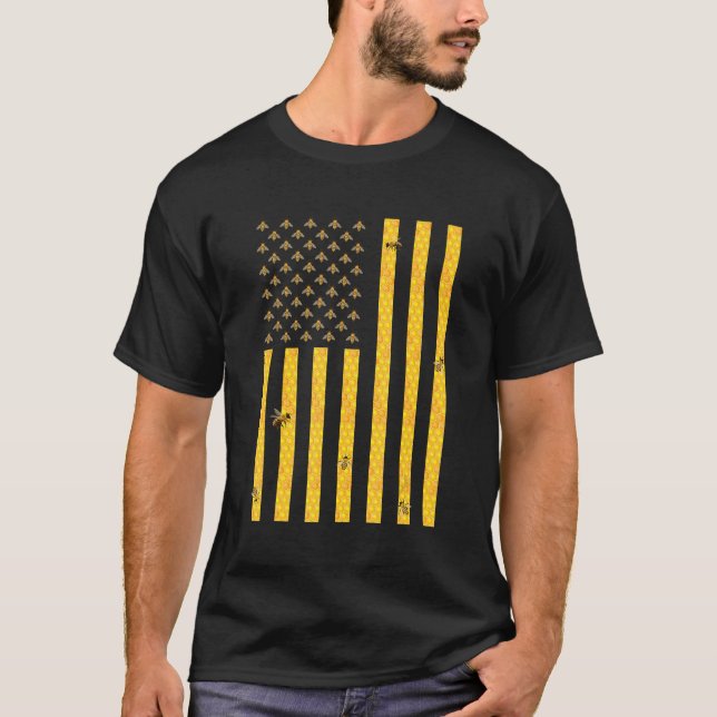 Honigwabenkraut Honigbienen, Bienenzucht T-Shirt (Vorderseite)