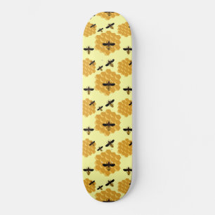Honigwabenkraut Honigbienen Insekt Lover Gelber Im Skateboard