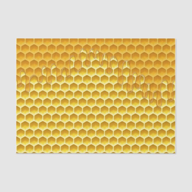 Honigwabentropfen mit Honig Seidenpapier (Vorderseite)