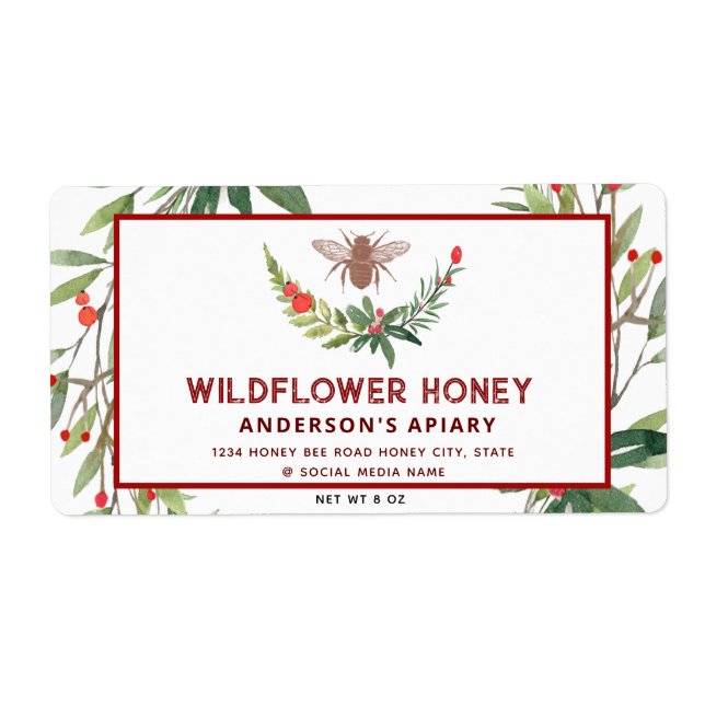 Honigweinetikett (Vorne)