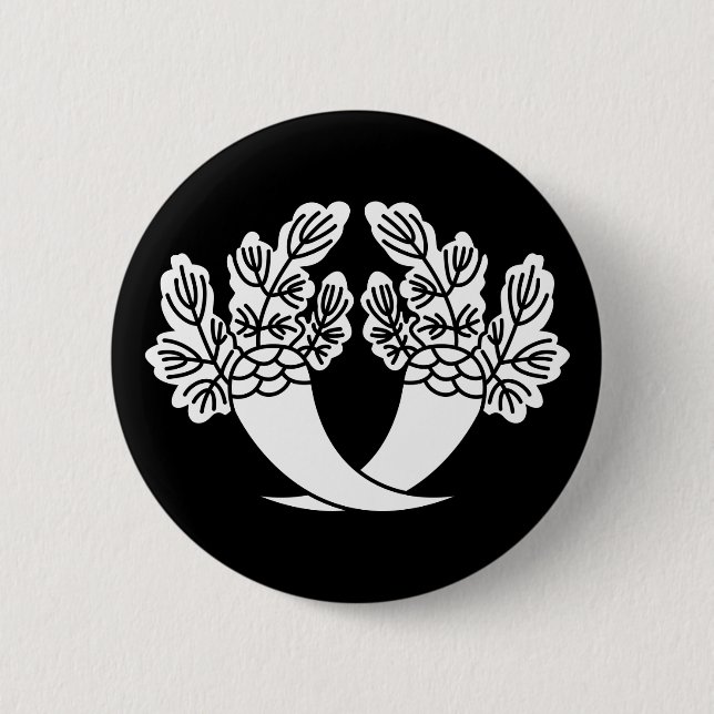 Honjo-Rettiche Button (Vorderseite)