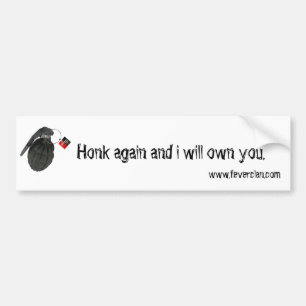 Honk-Autoaufkleber Autoaufkleber
