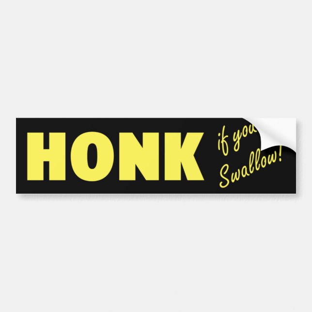 Honk-Autoaufkleber Autoaufkleber (Vorne)
