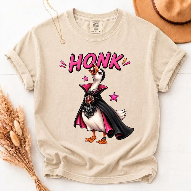Honk Dummer Gans Halloween  T-Shirt (Von Creator hochgeladen)