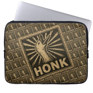 Honk Gans Lustige Ente Huhn Meme Laptopschutzhülle