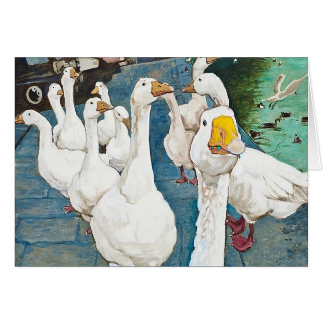 Honk! Gänse in der Stadt kundengerecht (Vorderseite (Horizontal))