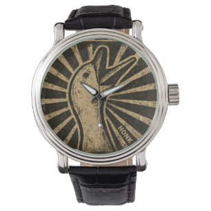 Honk Goose Funny Duck Chicken Meme Armbanduhr