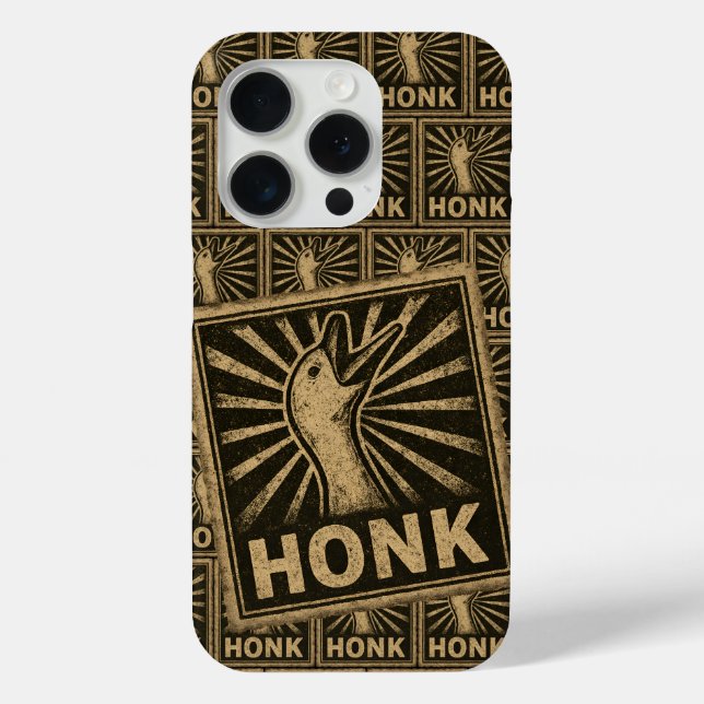 Honk Goose Funny Duck Chicken Meme Case-Mate iPhone Hülle (Rückseite)