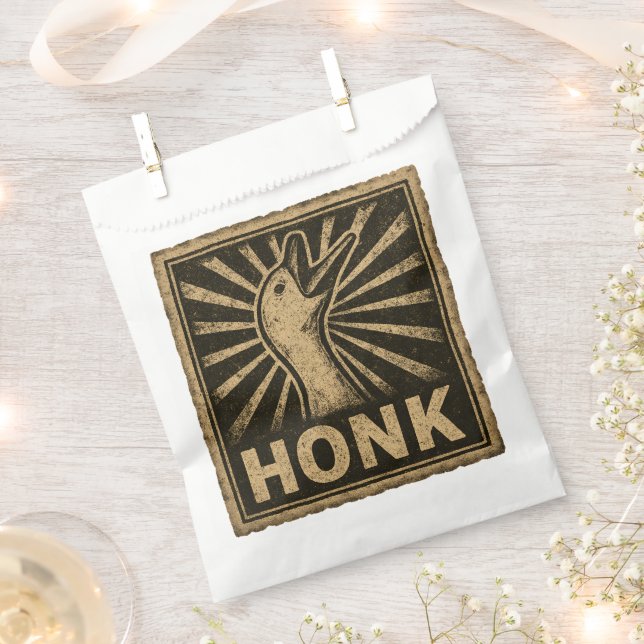 Honk Goose Funny Duck Chicken Meme Geschenktütchen (Ausgeschnitten)