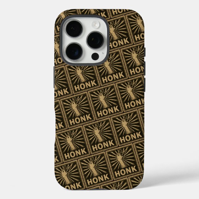 Honk Goose Funny Duck Chicken Meme iPhone 16 Pro Hülle (Rückseite)