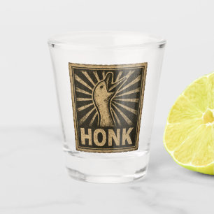 Honk Goose Funny Duck Chicken Meme Schnapsglas
