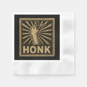 Honk Goose Funny Duck Chicken Meme Serviette