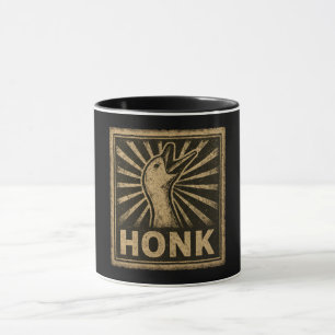 Honk Goose Funny Duck Chicken Meme Tasse