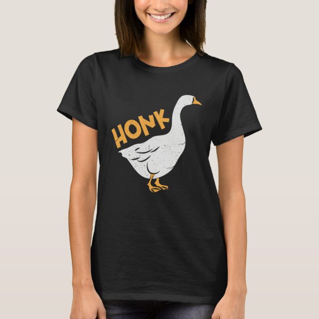 Honk Goose Gamer Meme T-Shirt (Vorderseite)