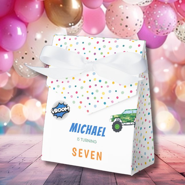 Honk Piep Monster Trucks Junge Geburtstag Geschenkschachtel (Von Creator hochgeladen)