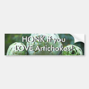 HONK wenn Sie Liebeartischocken - Autoaufkleber