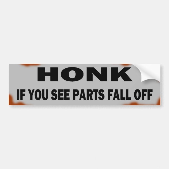 Honk, wenn Sie sehen, dass die Teile Autoaufkleber (Vorne)