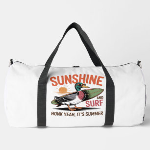 Honk Yeah, Es ist Sommer" - Surfer Ente Duffle Bag