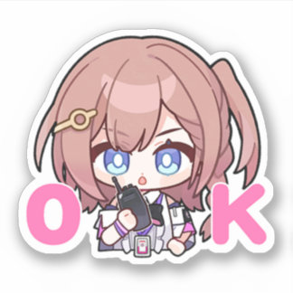 Honkai Star Rail Chibi Asta Sticker