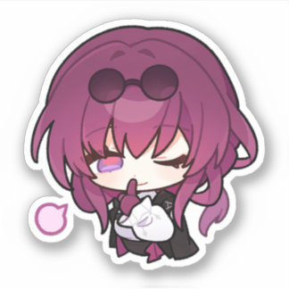 Honkai Star Rail Chibi Kafka Shhh Sticker