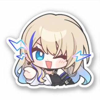 Honkai Star Rail Chibi Serval Aufkleber