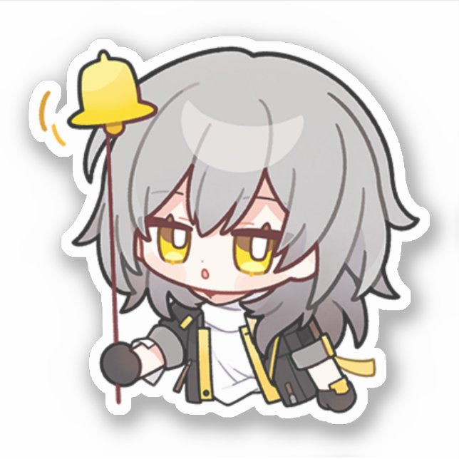 Honkai Star Rail Chibi Stelle Sticker (Vorderseite)