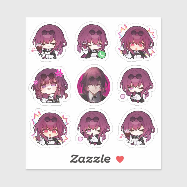 Honkai Star Rail : Stickers HSR Kafka (Feuille)
