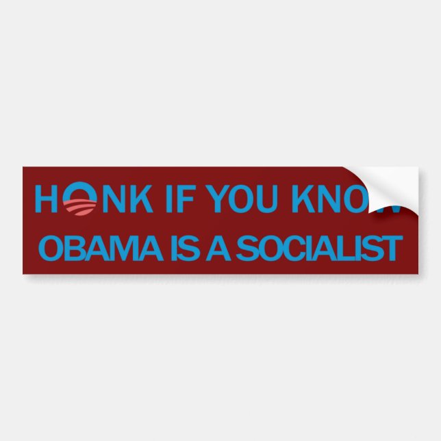 Honkantiobama-Autoaufkleber Autoaufkleber (Vorne)