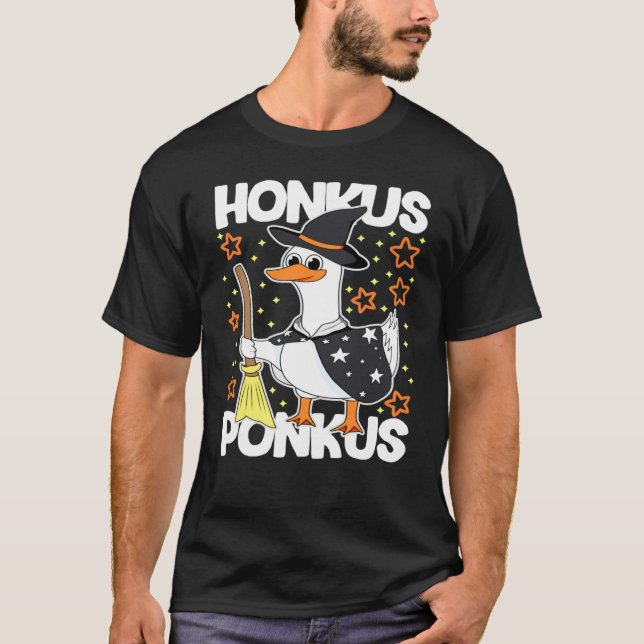 Honkus Ponkus Goose Halloween Women Men Boy T-Shirt (Vorderseite)