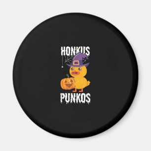 Honkus Ponkus Lustiges Halloween-Hexen-Enten-Desig Magnet