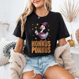 Honkus Ponkus Spooky Albern Gänse Witziges Hallowe T-Shirt