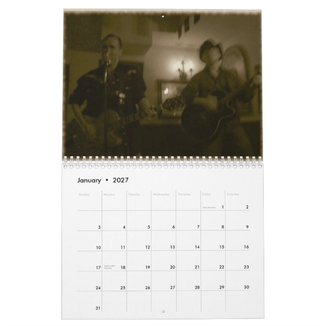 Honky Tonk Kalender (Jan 2027)