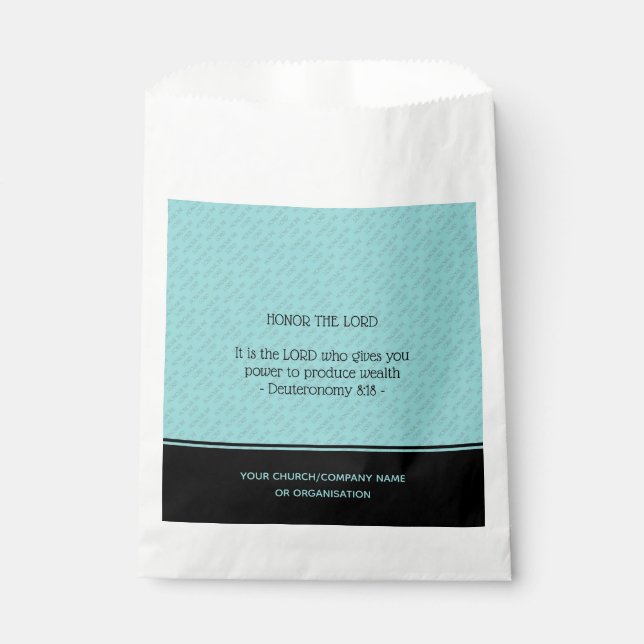 HONNE - Personalisiertes Papier für das Geschäft m Geschenktütchen (Vorderseite)