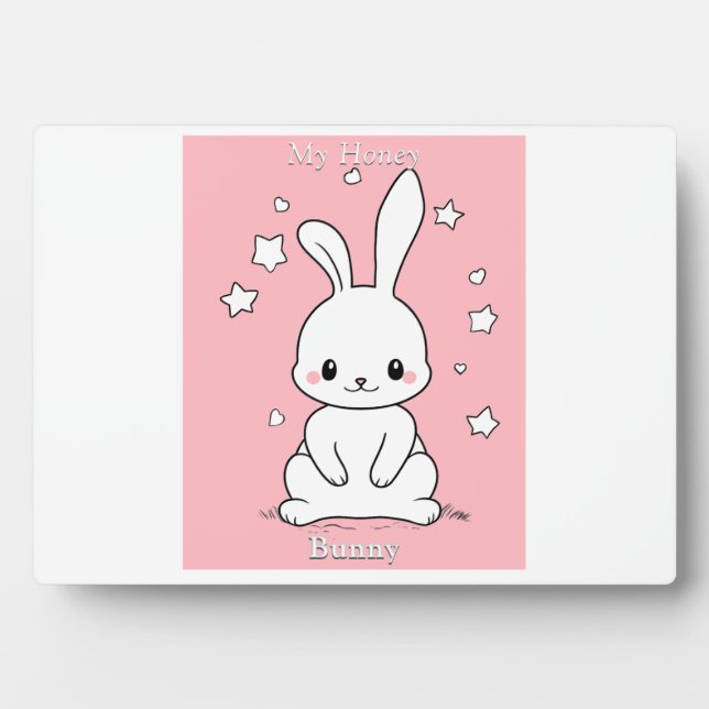 Honney Bunny Fotoplatte (Vorderseite)