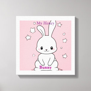 Honney Bunny Leinwanddruck