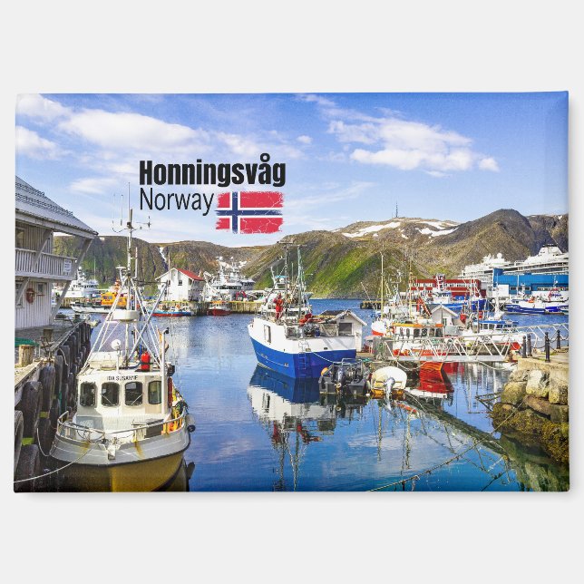 Honningsvåg Magnet (Vorderseite)