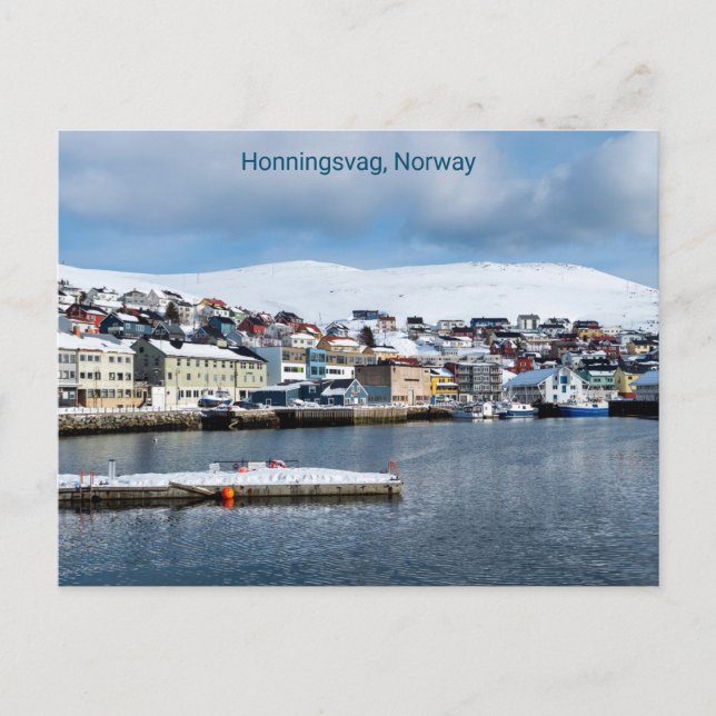 Honningsvag, Norwegen, Postcard Postkarte (Vorderseite)