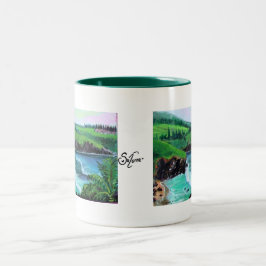 honolua Bucht 1 Zweifarbige Tasse